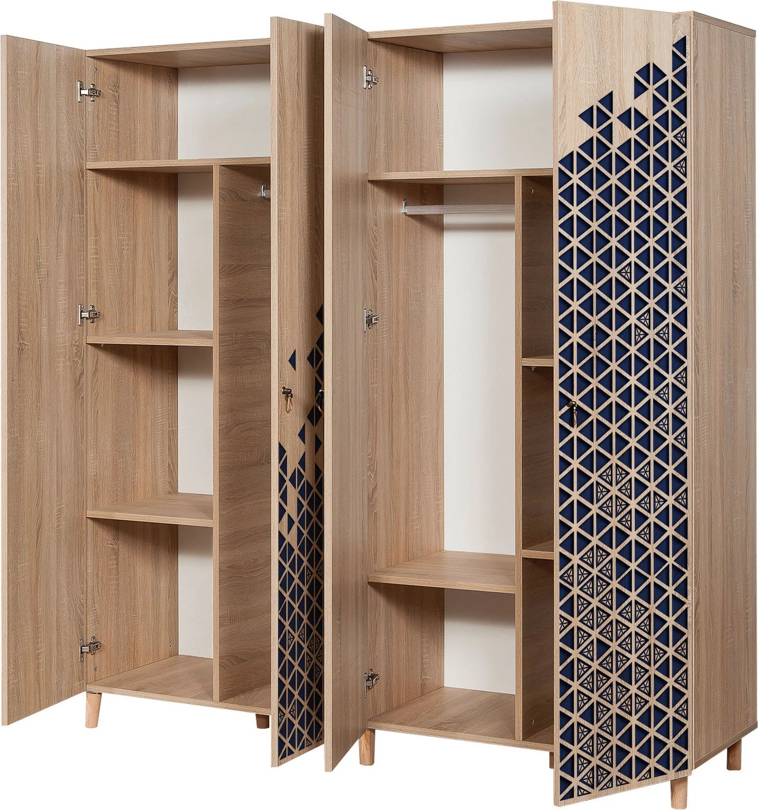 Dollap Hanah Home, İmaj-123, ngjyrë sonoma oak, model abstrakt