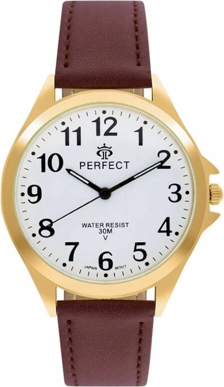 Orë dore për meshkuj PERFECT, e zezë