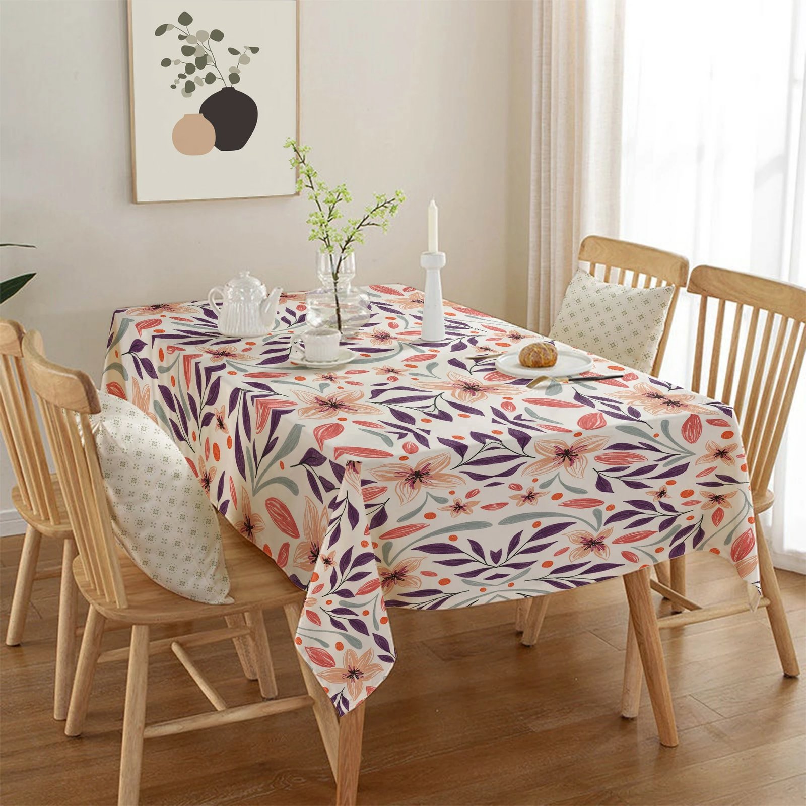 Mbulesë tavoline Hermia, Asr-tblclt25-6, 140x140cm