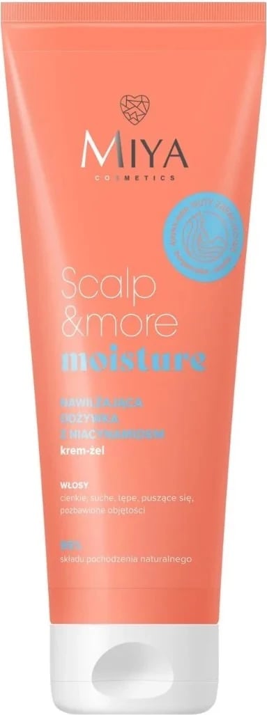 Balsam për flokë për femra Miya Cosmetics Scalp & More Moisturizing Conditioner me Niacinamide 200ml