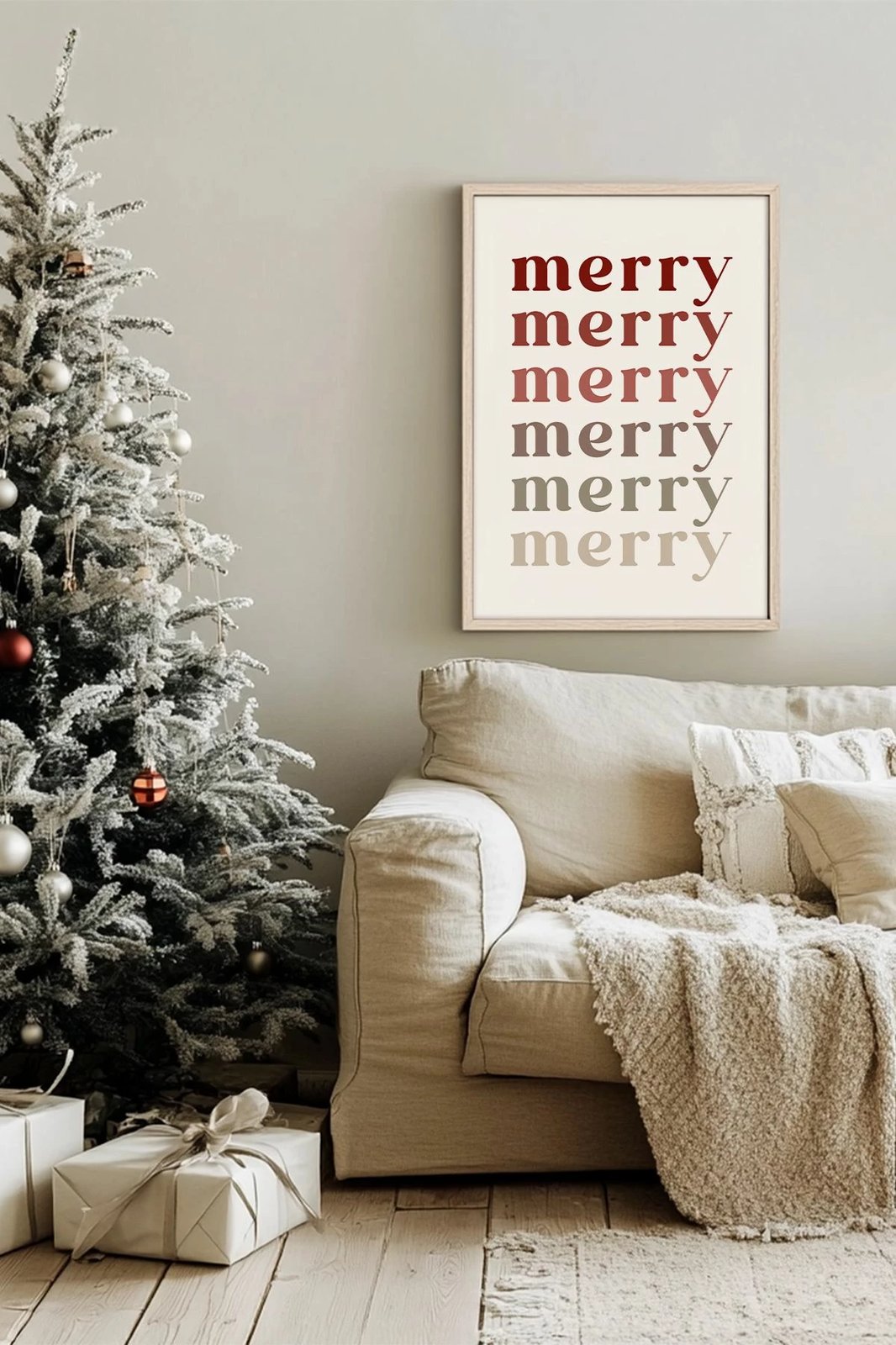 Pikturë dekorative me kornizë, Wallity, Nwyearsngmdl29, shumëngjyrëshe, 33x48cm