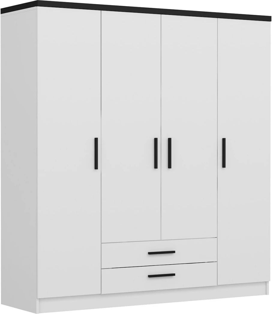 Dollap për dhomë gjumi, ngjyrë e bardhë, Skye Decor Kale Plus - 3045