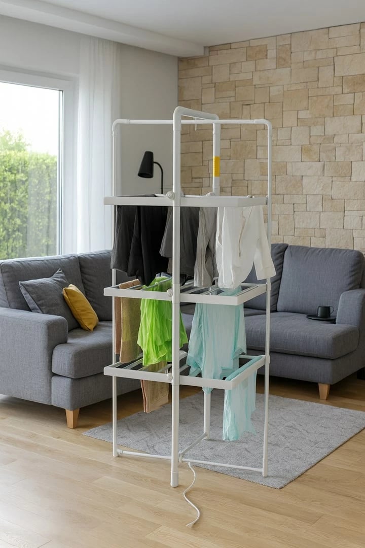 Tharëse elektrike rrobash Adler AD 7829, palosëse, e bardhë