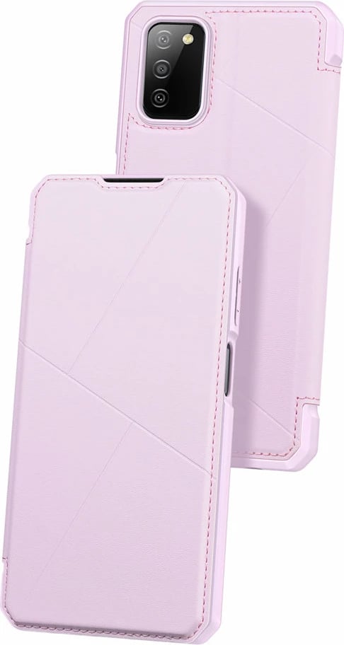 Mbështjellës Dux Ducis Skin X Bookcase për Samsung Galaxy A03s, rozë