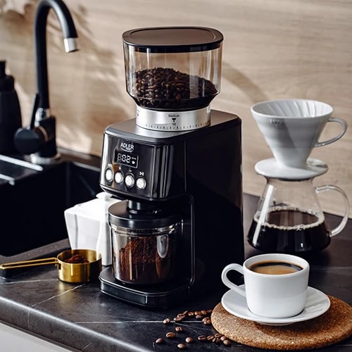 Bluarëse kafe, Adler AD 4300, 31 nivele bluarjeje, hinkë 300 g, 180W Bluarëse kafe, Adler AD 4300, 31 nivele bluarjeje, hinkë 300 g, 180W