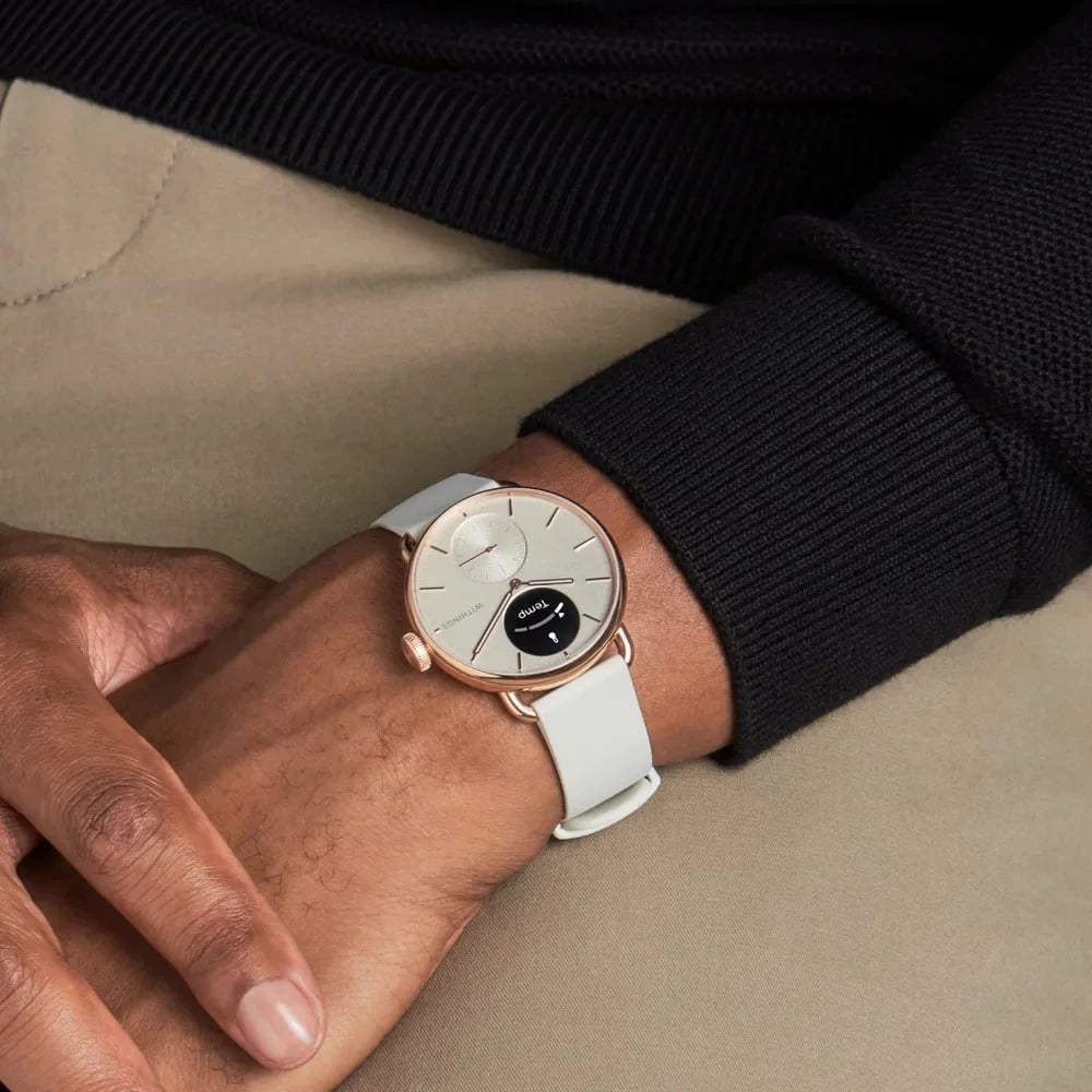 Smartwatch Withings ScanWatch 2, 1.6 cm, OLED, GPS, ngjyrë rëre