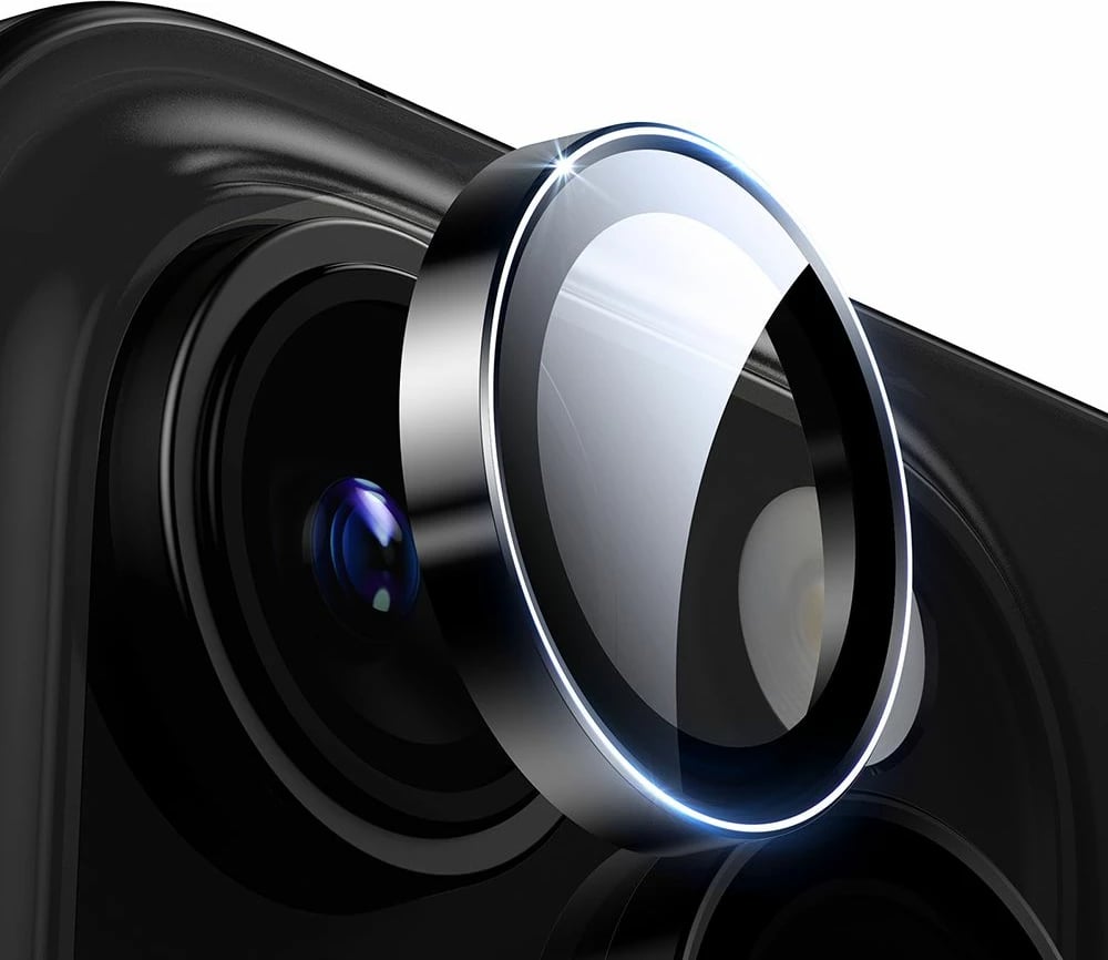 Mbrojtës xhami për kamerë ESR Armorite për iPhone 16 Pro / 16 Pro Max, Zi