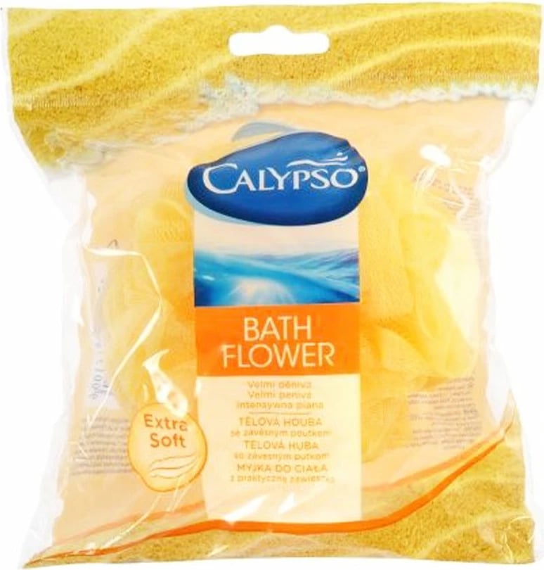 Lule dushi Calypso Junior Extra Soft, super e butë, me efekt shkumëzimi, me lidhëse varëse, e verdhë