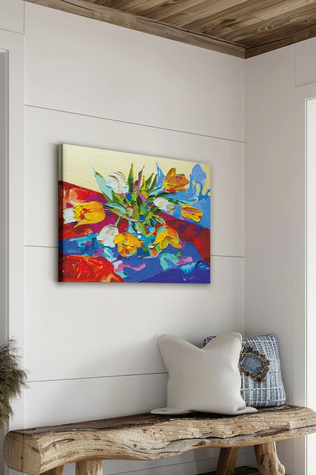 Pikturë dekorative në kanavacë, shumëngjyrëshe, Wallity Ersyfdc172, 40x60cm