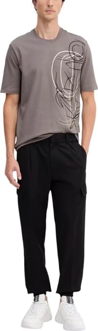 Pantallona Armani Exchange meshkuj, të zeza