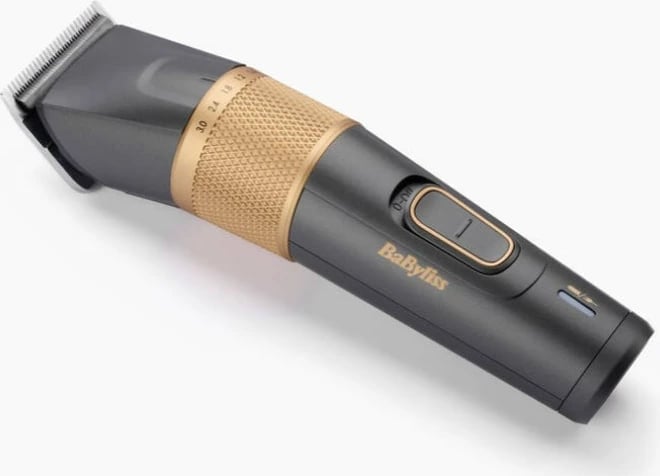 Makinë rroje flokësh Babyliss E987E, me bateri Lithium-Ion, Gold
