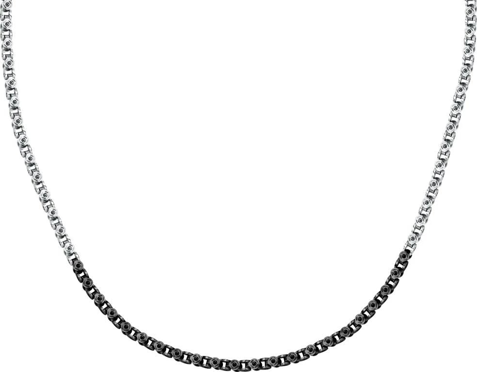 Varëse për meshkuj SECTOR JEWELS SZS92, argjend dhe e zezë