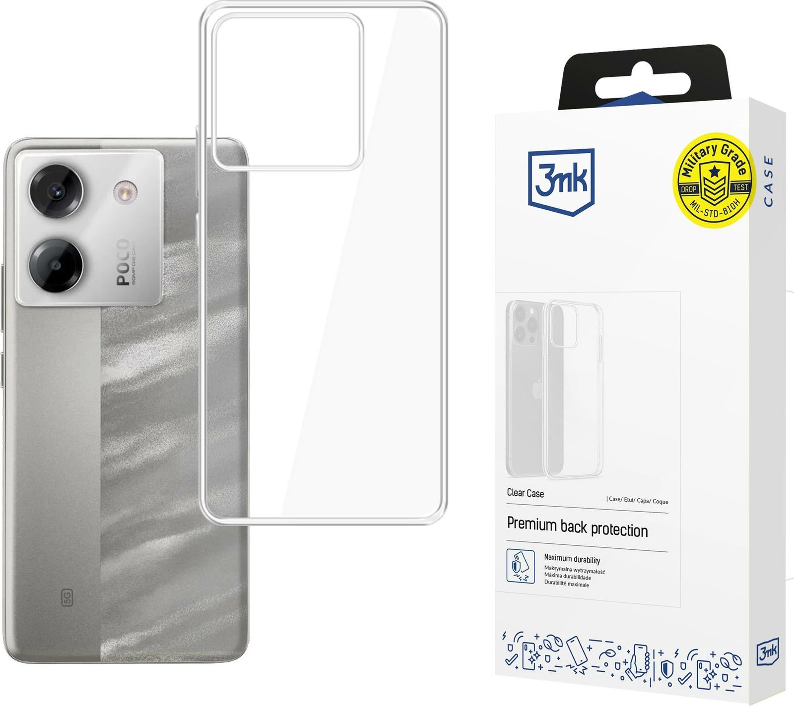 Mbështjellës 3mk Protection për Xiaomi Poco M7 Pro 5G, transparent