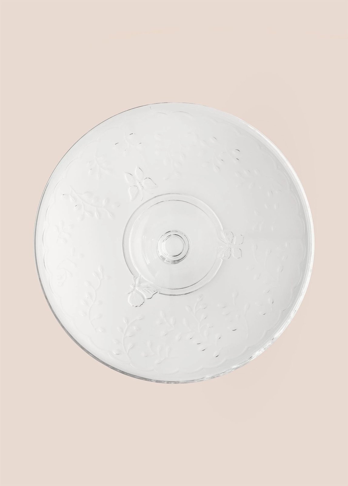 Pjatë për servirje tortash Hermia, CAM0497, xham transparent