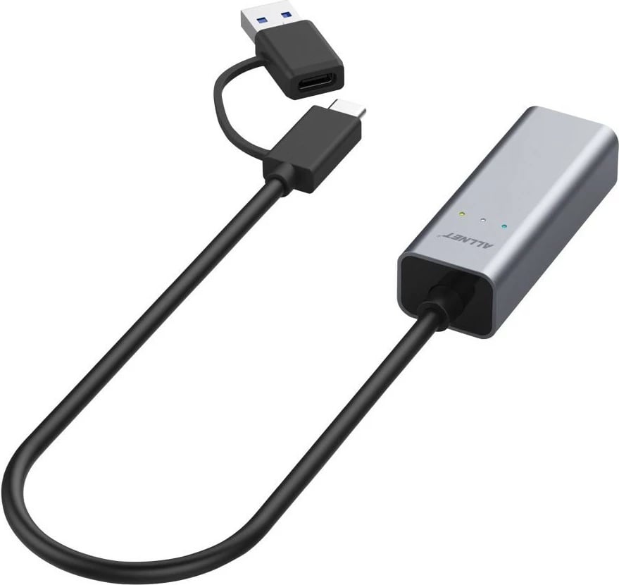 Adapter Ethernet ALLNET USB 3.0 Typ-C&A, 2.5 Multi-Gigabit LAN Adapter Ethernet ALLNET USB 3.0 Typ-C&A, 2.5 Multi-Gigabit LAN