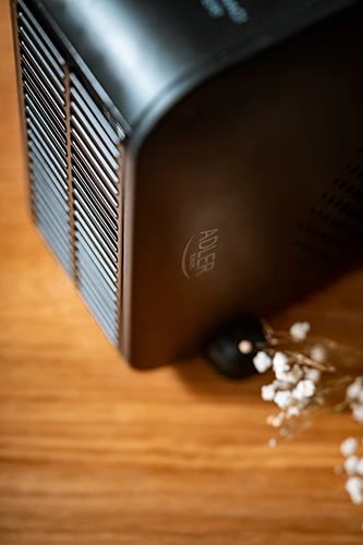 Ngrohës me ventilator, Adler AD 7725, 2000W, 2 nivele, termostat, pozicion vertikal/horizontal, e zezë