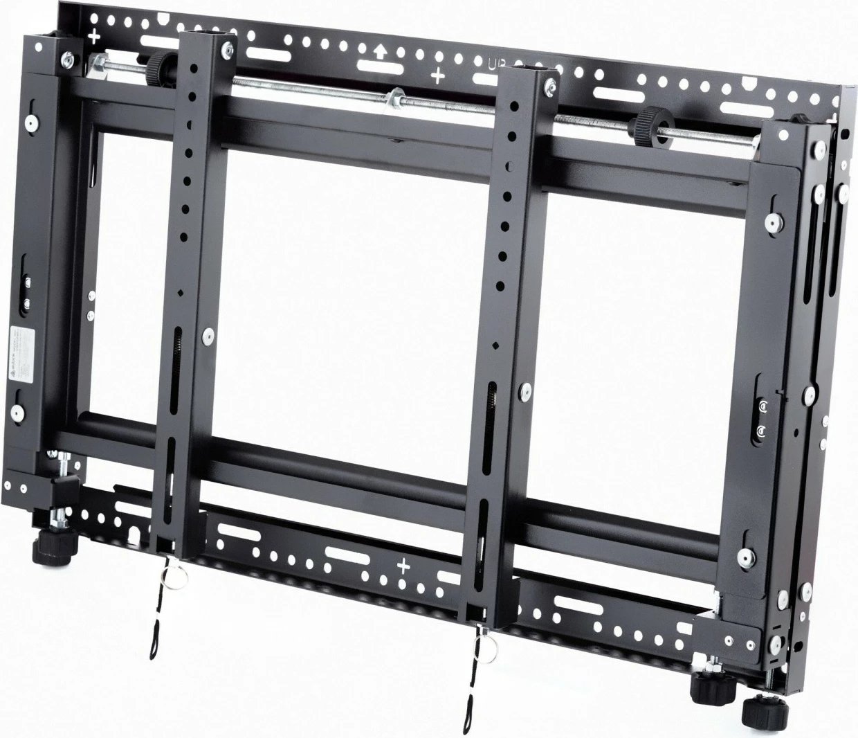 Mbajtëse muri për video wall Edbak VWPOP65-L, për monitorë 42-65", VESA 100x100-600x400, e zezë