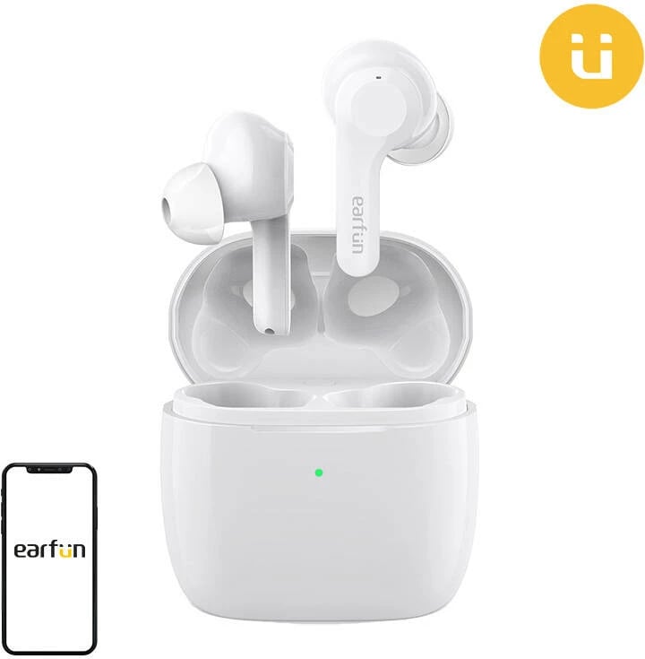 Kufje TWS EarFun Air TW200W, in-ear, Bluetooth 5.0, IPX7, të bardha