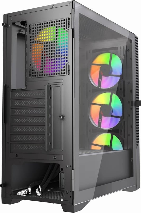 Kasë Gembird Fornax 900 CCC-FC-900ARGB, ATX, ARGB, e zezë