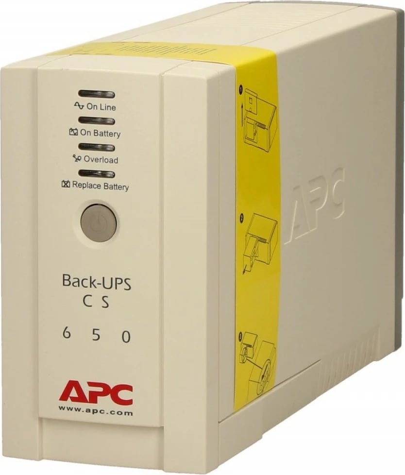 Kasë UPS APC BK650EI, 650 VA, 400 W, Bardhë