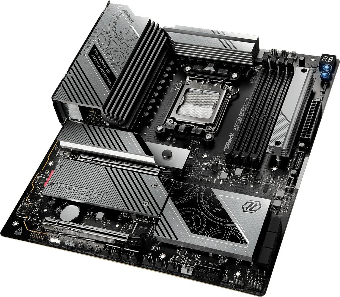 Pllakë amë ASRock X870E Taichi Lite, Socket AM5, 4x DDR5, E-ATX, e zezë