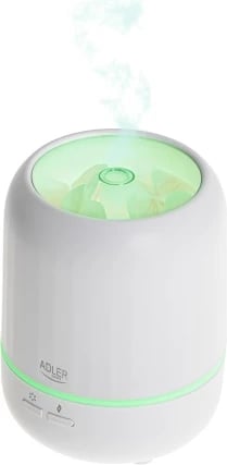 Difuzer arome ultrasonik USB 3-në-1, Adler, AD 7968, 100 ml, deri 25 m2, ndriçim 7 ngjyra, auto-off, i bardhë