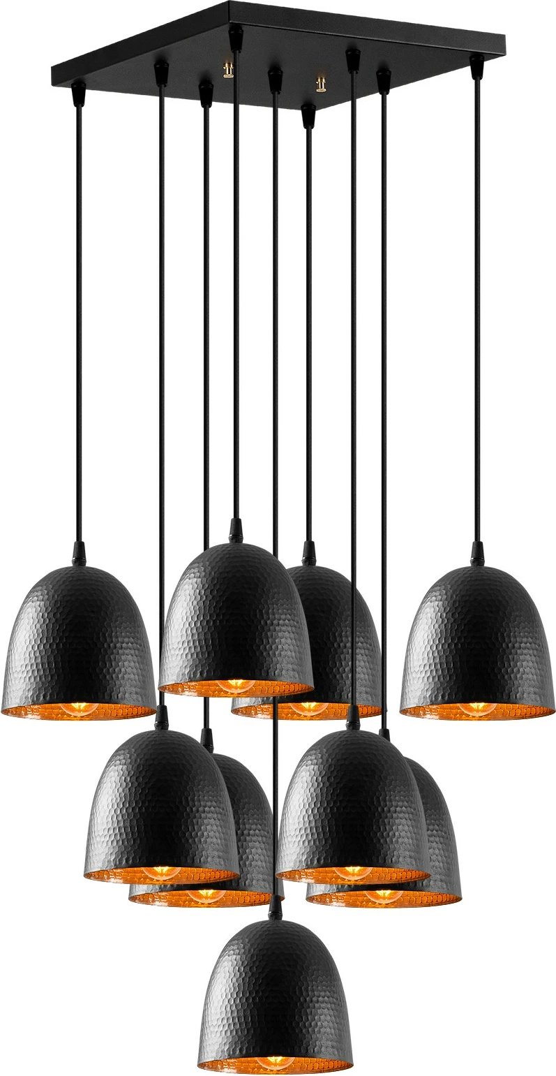 Llambë tavani Opviq Tattoo - 6191, ngjyrë e zezë, moderne