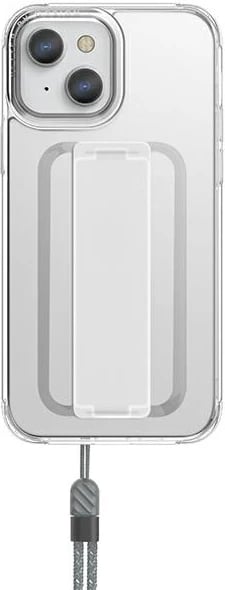 Mbështjellës UNIQ Heldro për iPhone 13, transparent, me rrip dore
