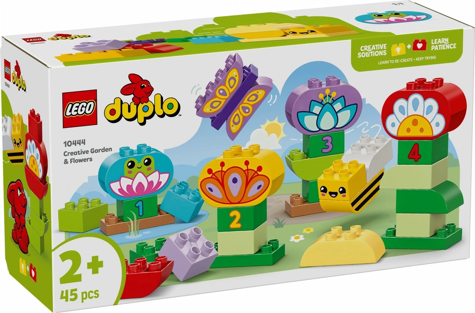 Set ndërtimi LEGO DUPLO 10444 Creative Garden and Flowers, 45 pjesë, shumëngjyrëshe