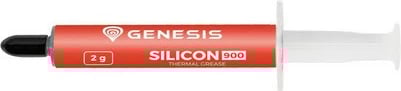 Pastë termale Natec GENESIS Silicon 900, 2g, me spatulë dhe leckë, E kuqe