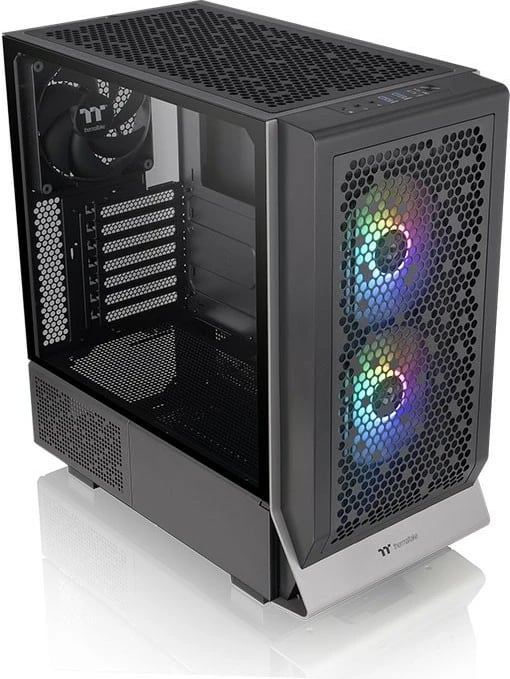 Kasë Thermaltake Ceres 300 TG ARGB, Midi Tower, xham i temperuar, e zezë