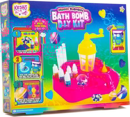 Kesho Hidden Surprise Bath Bomb DIY Craft Kit