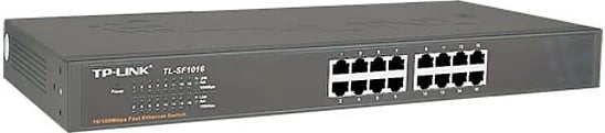Switch TP-LINK TL-SF1016, 16 porta, 10/100 Mbps, gri