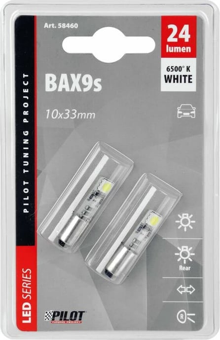 Lampa 12v Hyper Led Bax9s