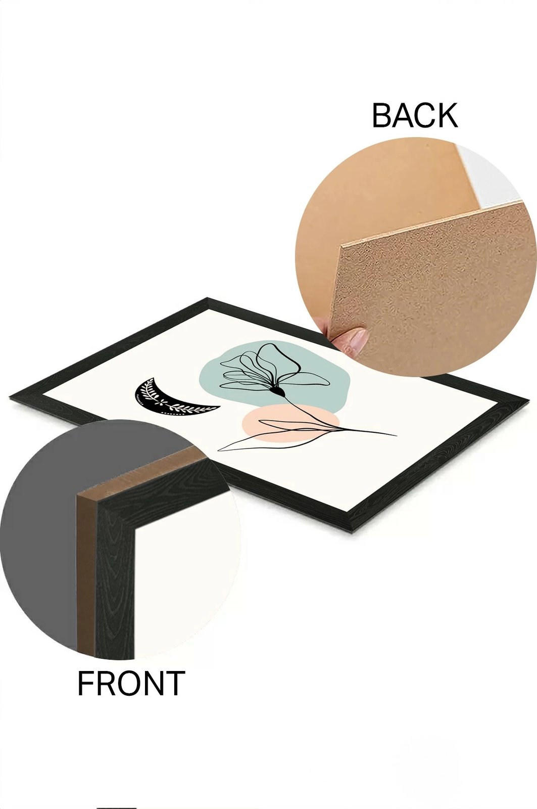 Set pikturash dekorative (3 copë), Wallity, Artsycllct18