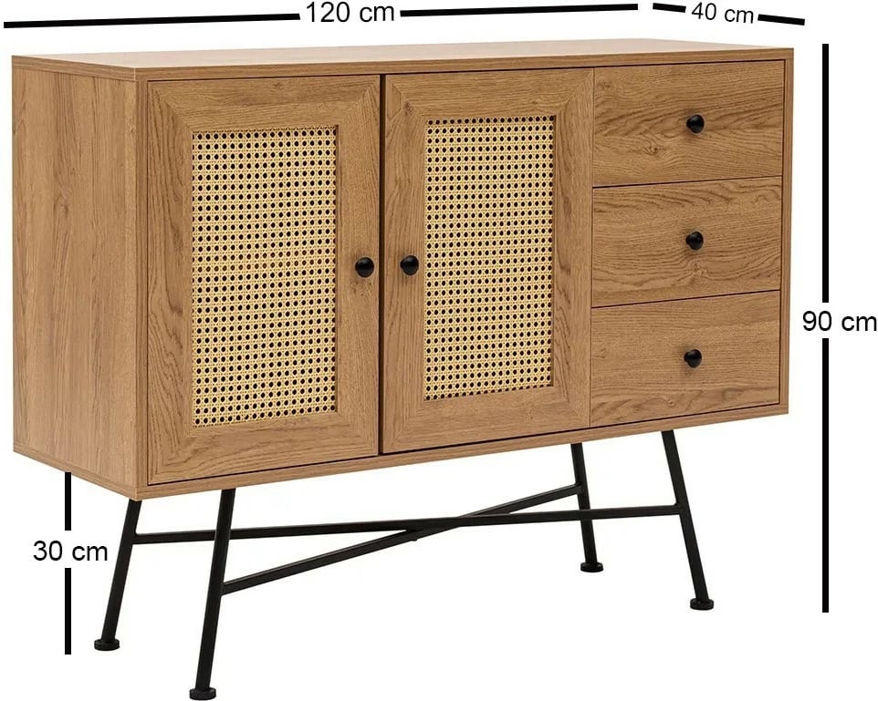 Konsol Nala 120, ngjyrë natyrale