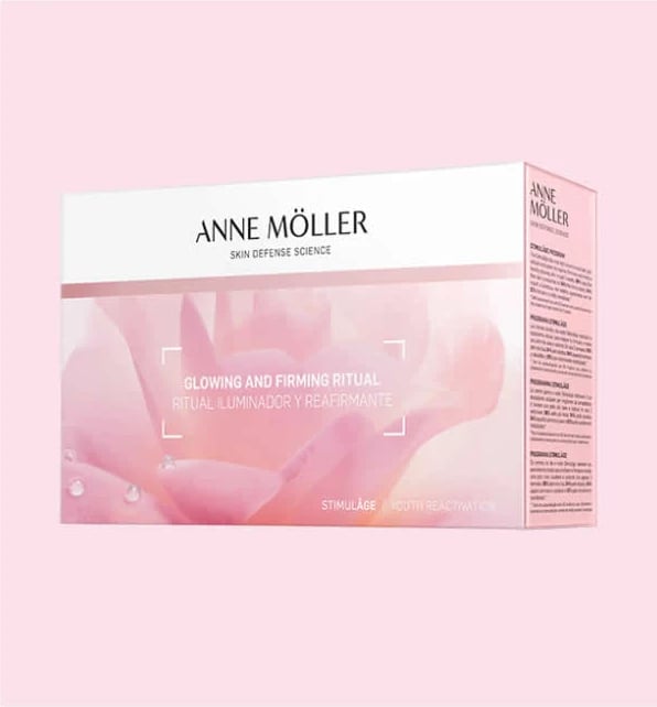 Set krem për fytyrë Anne Möller Glow Firming Rich Cream SPF15 unisex 4 copë 50ml