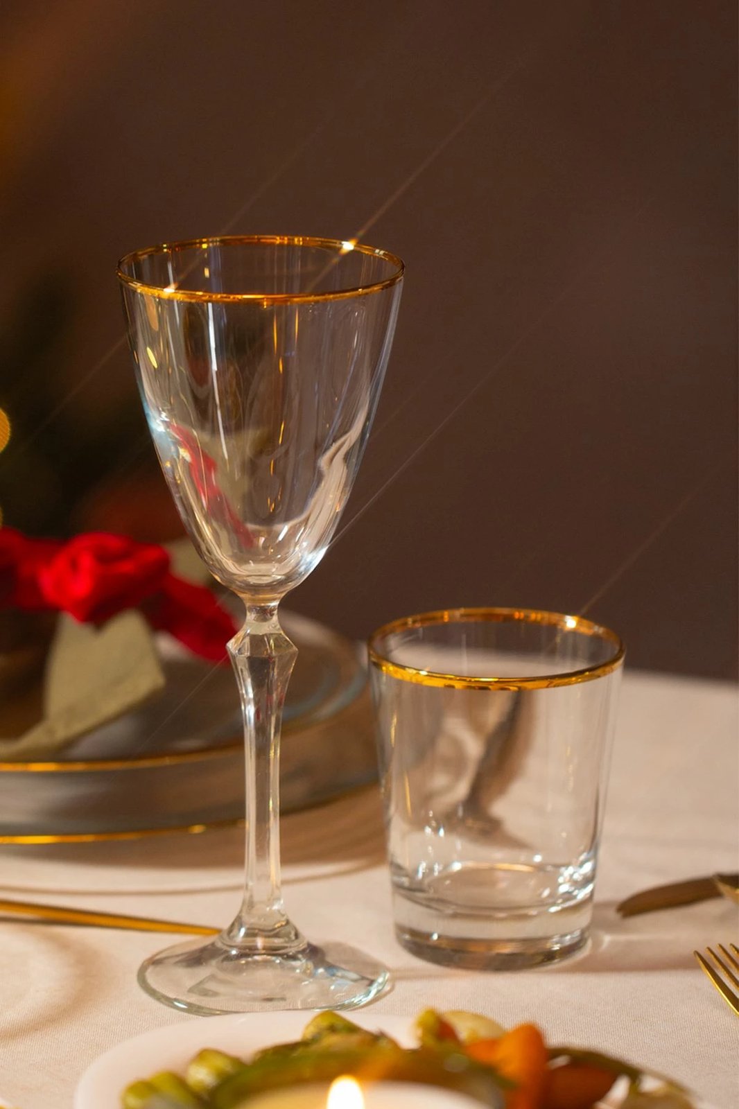 Set gotash prej qelqi (4 copë), Hermia Concept, Pure 255