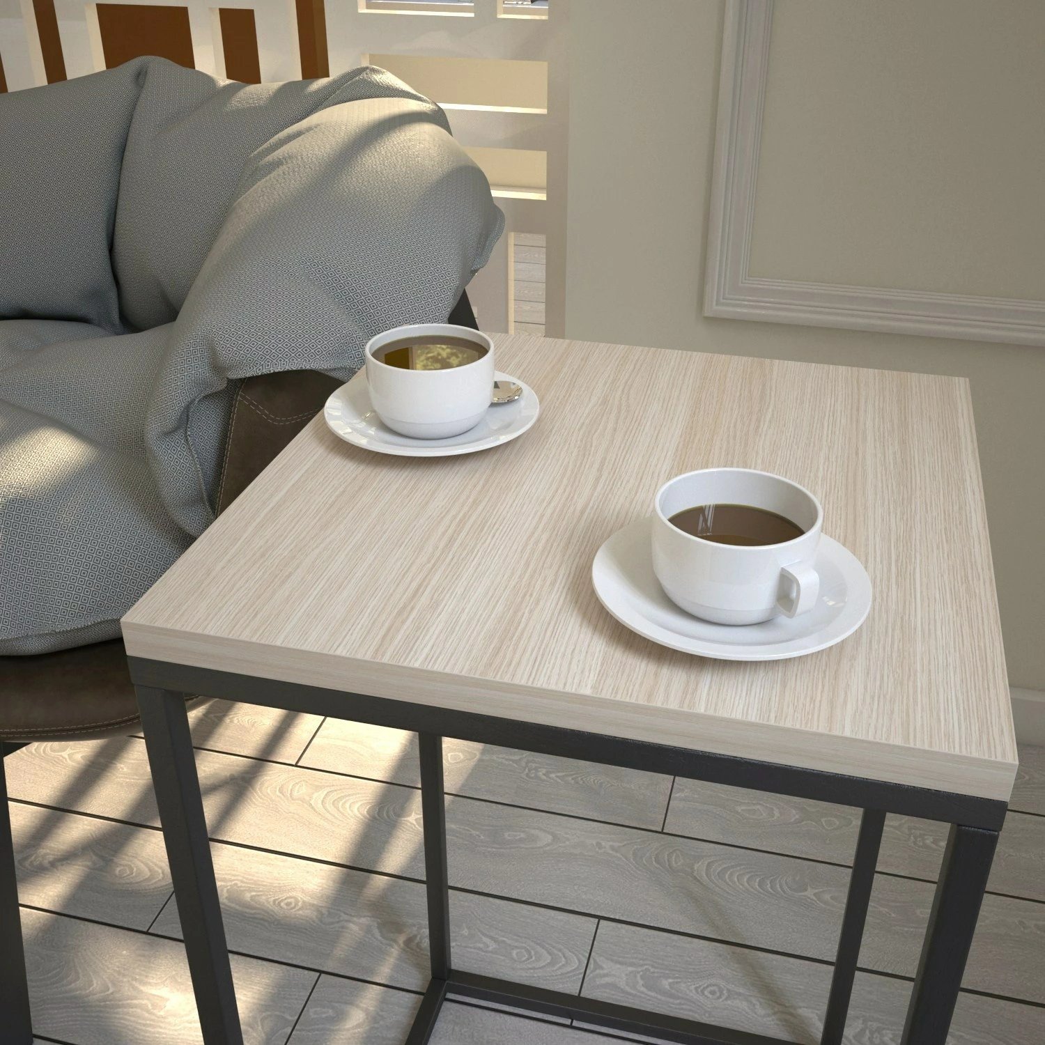 Tavolinë anësore Hanah Home, ngjyrë lisi, Pure