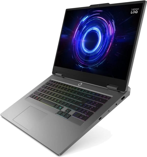 Laptop Lenovo LOQ 17IRX10, 17.3", Intel Core i7-13650HX, 16 GB RAM, 512 GB SSD, NVIDIA RTX 5060, Gri