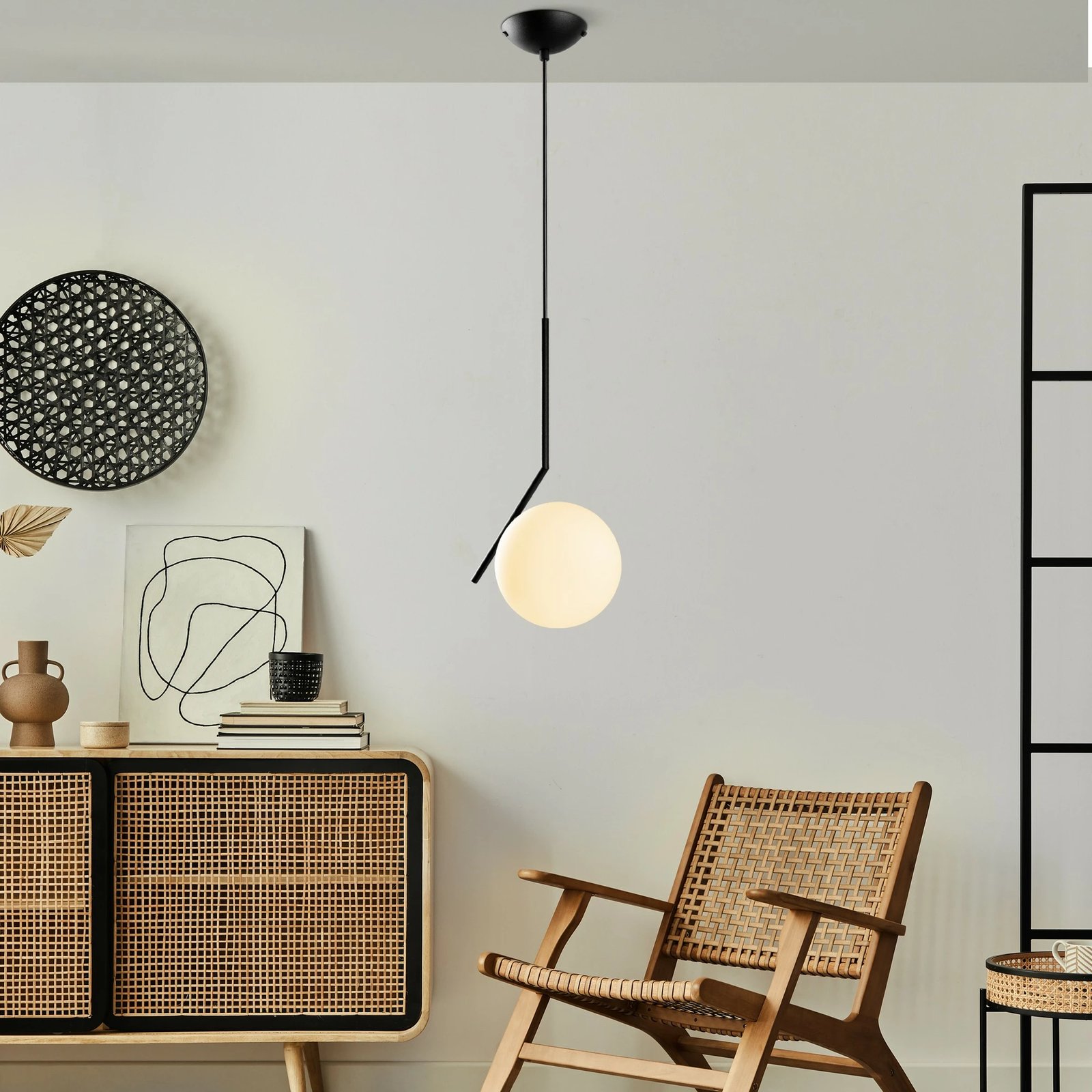 Llambë tavani Opviq, Luminar - 14110, ngjyrë e zezë