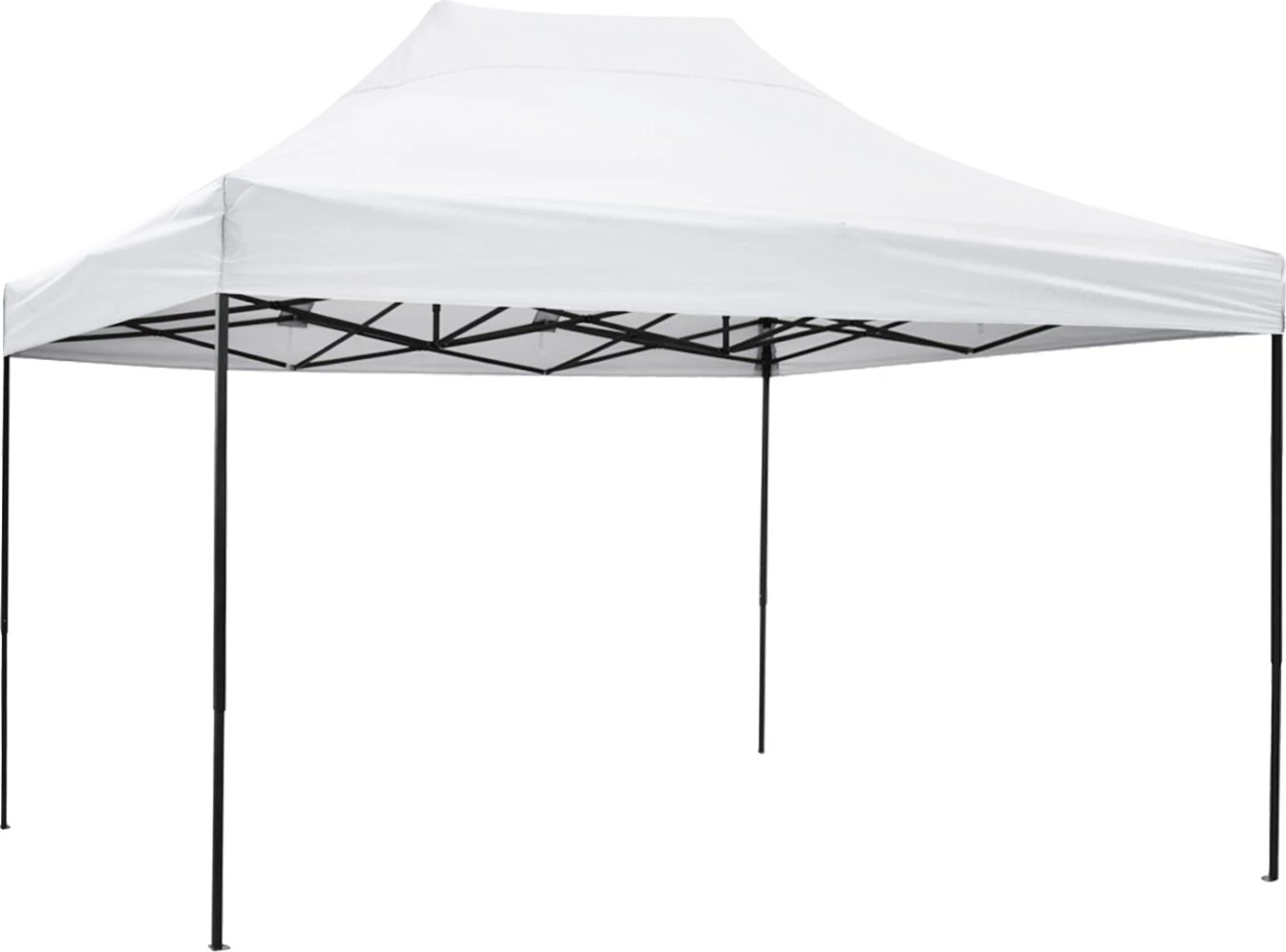 Tendë e palosshme GAZEBO MATTHEW FH6311, kornizë metalike e zezë, hije e bardhë, 3x4.5x3.10Hm