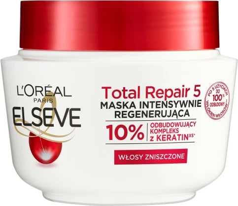 Maskë flokësh L'Oreal Paris Elseve Total Repair 5 për femra 300ml