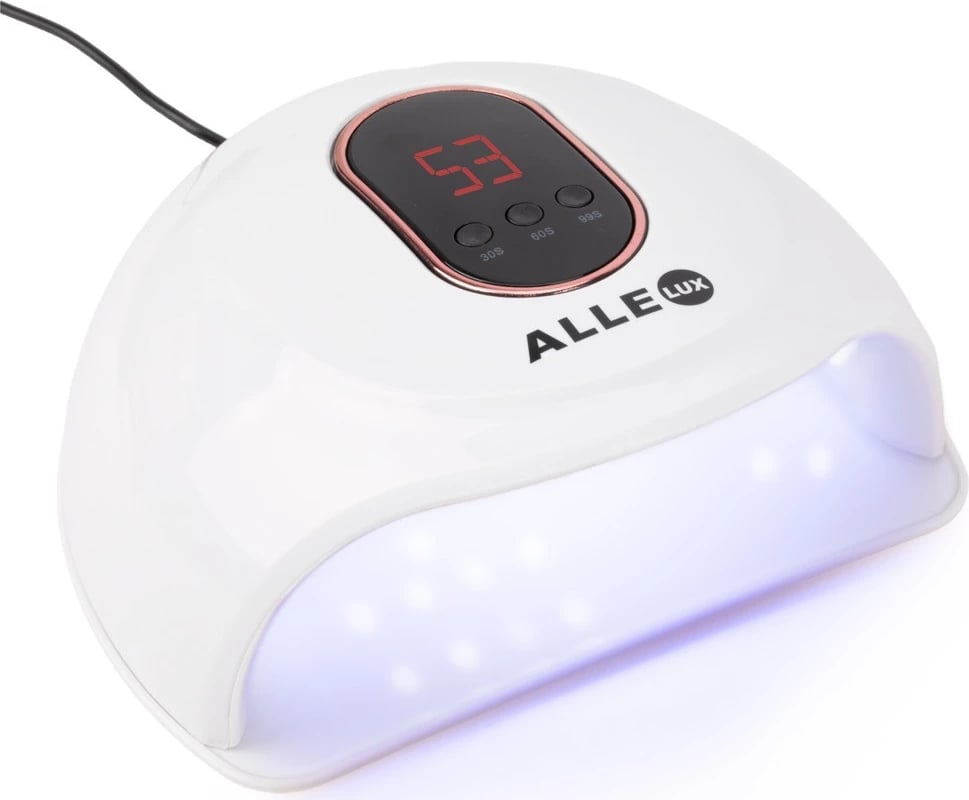 Llampë për thonj UV/LED AlleLux T15 për femra e bardhë, 1 copë