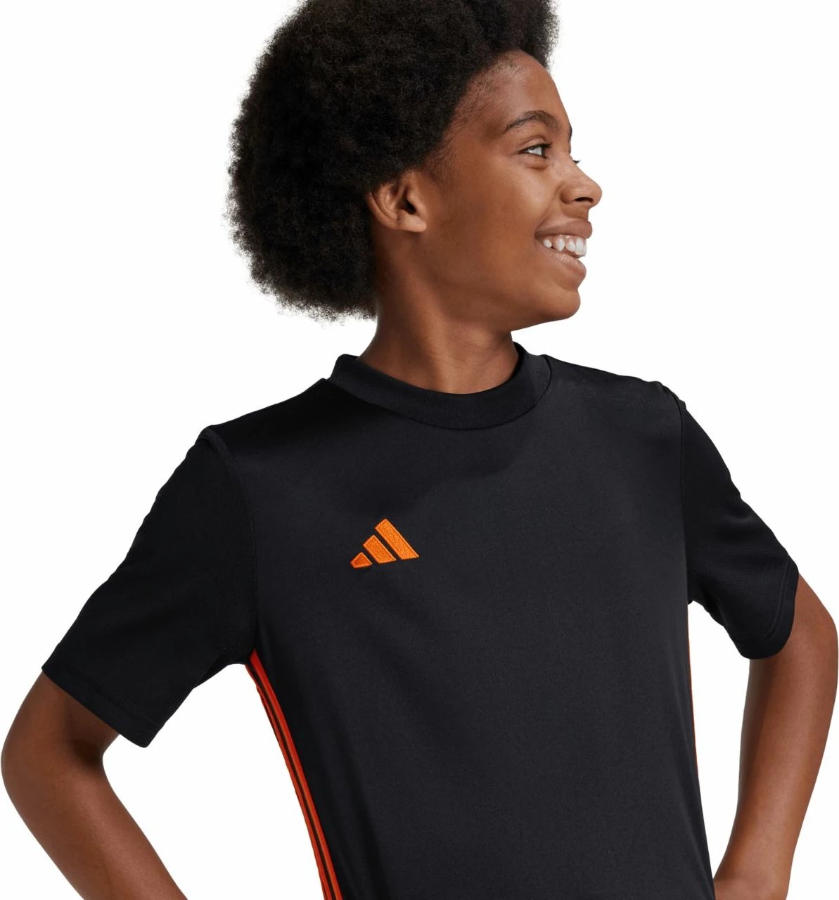 Fanellë për fëmijë adidas, e zezë