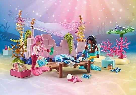 Set lodrash Playmobil Princess Magic 71499, 114 pjesë, Kujdesi për kafshët detare