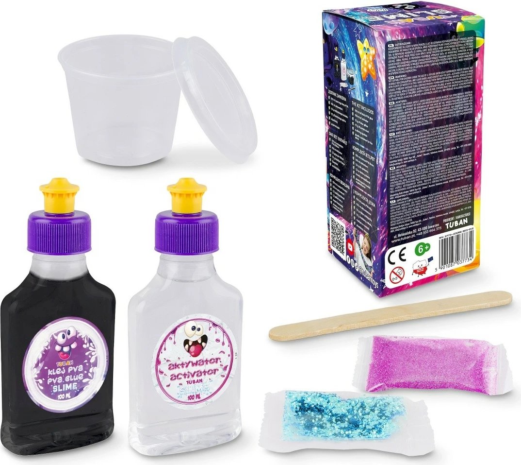 Set DIY slime TUBAN Galaxy, TU3773, shumëngjyrësh