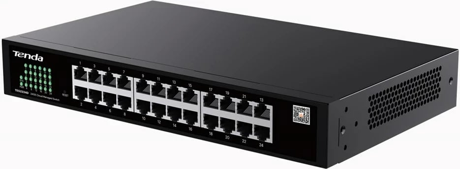 Switch Tenda TEG2216D, 16 porta, Metal, i zi