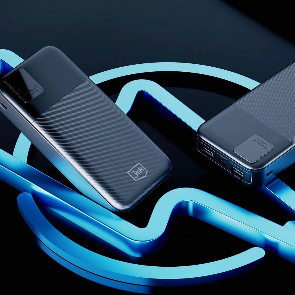Powerbank 3mk PowerHouse 20,000mAh, 3 porta, Blu