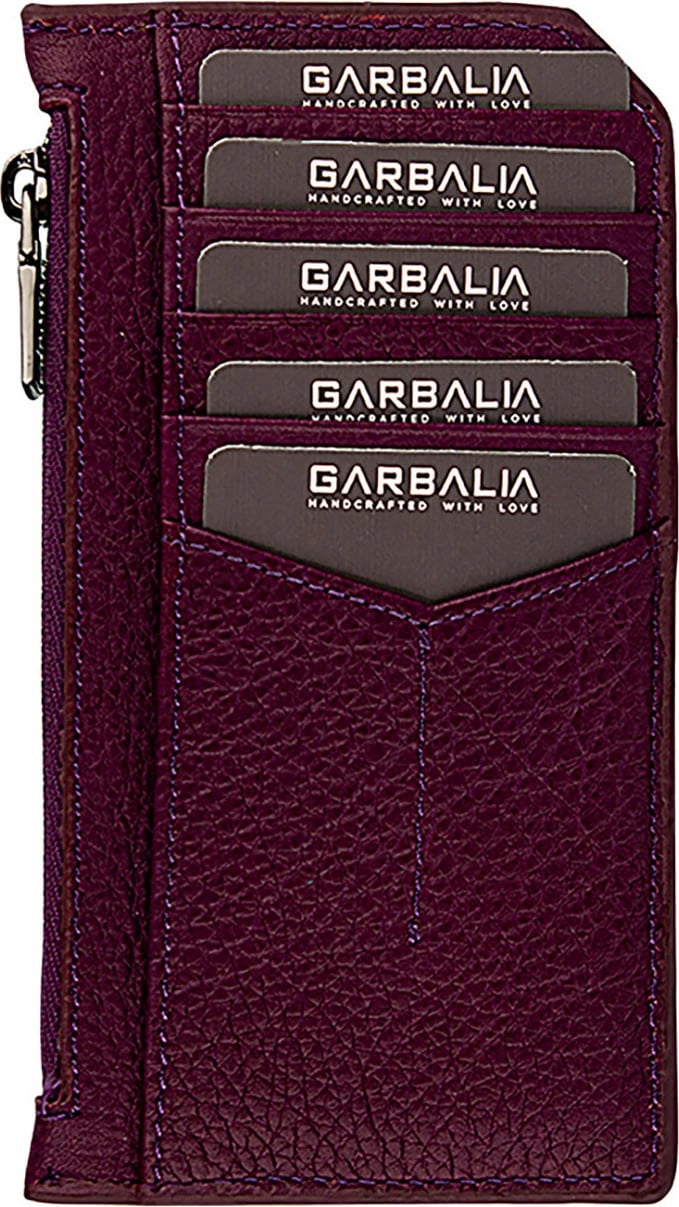 Portofol unisex Zoozie Bags, ngjyrë damson